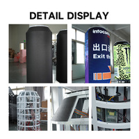 Pantalla LED Flexible FutureX con Patrones RGB, Diseño Creativo para Latas de Bebidas, Pantalla LED para Exteriores