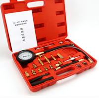 Kit de Prueba de Inyectores de Combustible 2026ZP TU-114, Manómetro de Acero, Herramienta para Taller Automotriz