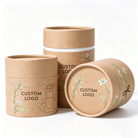 Emballages en papier pour cosmétiques recyclables avec logo personnalisé, tubes en papier biodégradables pour thé, café, cosmétiques, huiles essentielles