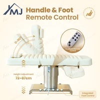 Table de massage électrique en cuir PU pour salon de beauté, spa facial et tatouage esthétique, lits pour extensions de cils