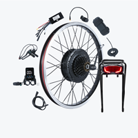 Kit de conversion de vélo électrique Prat E Bike avec moteur de moyeu arrière à engrenages Bafang 36V 48V 250W 500W 750w