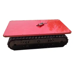Small Rubber Track Chassis Manufacturer Supplies Electric Remote Control Excavator Crawler Track Chassis