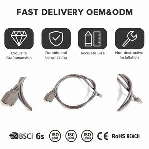 Kabel Jumper Tembaga Berlapis Timah untuk Peralatan Elektronik Kustom, Harness Kabel PVC/PBT untuk Presisi Otomotif/Motor - Product Image 3