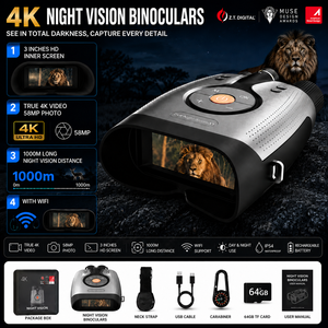 DS371 Digital Night Vision Goggles 8X Digital Zoom 1000m View Night Vison Hunting Scope Night Vision Binoculars with WIFI - Product Image 1