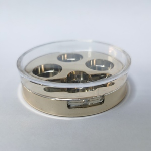 Có Thể Tái Chế Trong Suốt Rõ Ràng Nhựa Eye Shadow Palette Trường Hợp 3 Màu Sắc Mô Hình Rỗng Bao Bì Mỹ Phẩm Container Hộp Nhựa - Product Image 2