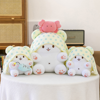 Peluches ours dodues avec foulard de 8 pouces, fabrication de jouets en peluche personnalisés, jouets en peluche pour Noël, jouets en peluche pour machine à griffes
