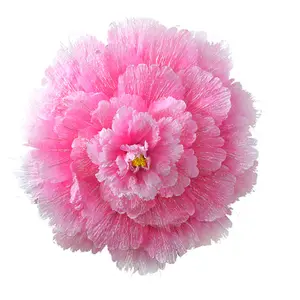 P314 60/70/80/90/100 CM Guarda-chuva Dança 3D Performance Props Guarda-chuva De Casamento Multi Camada Chinês Peônia Guarda-chuvas Flor