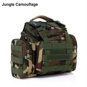 Tas Pinggang olahraga luar ruangan, tas pinggang kasual penggunaan harian dengan sistem Molle tahan lama taktis serangan berkemah tas kamera sabuk bahu - Product Image 5