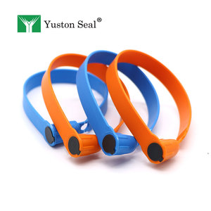 Sceau de sécurité fixe en plastique <span class=keywords><strong>Yuston</strong></span> YTPS508 200 mm, inviolable, à usage unique, à serrage progressif, avec logo personnalisé gravé au laser et code QR - Product Image 3