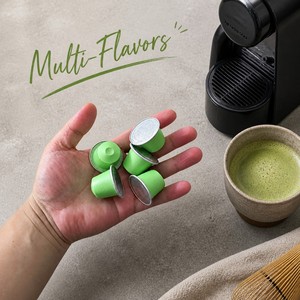 Cápsulas de Matcha Espresso con Crema Abundante, Cápsulas de Té Verde Compatibles con Nespresso Original, Dolce Gusto y Keurig, Venta al por Mayor - Product Image 1