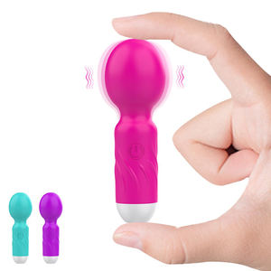 Mini AV Vibrator Zauberstab für Frauen Klitoris Stimulator USB Wiederauf lad bares tragbares Silikon massage gerät Weibliches Sexspielzeug - Product Image 1