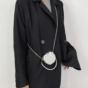 Sac à bandoulière Peiquan en strass pour femme, nouvelle mode, <span class=keywords><strong>mini</strong></span> sac carré à bandoulière - Product Image 4