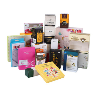Cajas de cartón rígido impresas personalizadas para embalaje de cosméticos, tendencia de moda, logotipo UV, impresión a cuatro colores, forma rectangular - Product Image 1