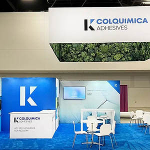 บูธแสดงสินค้าแบบพกพาบูธแสดงสินค้าแบบโมดูลาร์ไฟ <span class=keywords><strong>LED</strong></span> แสดงนิทรรศการบูธงานแสดงสินค้างานจัดแสดง - Product Image 4