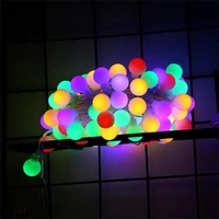 Boule givrée guirlande lumineuse extérieure étanche Led Globe ampoule boule solaire guirlande lumineuse batterie puissance USB 5V