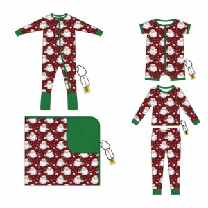 Качественный рекламный комбинезон для малышей с рождественским принтом, осенне-зимний, подходит для повседневной носки - Product Image 4