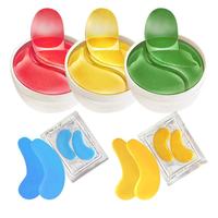 Masque pour les yeux au collagène or JR Private Label, patchs en gel hydratants pour la peau, anti-rides, anti-poches, pour les cernes, tous types de peau