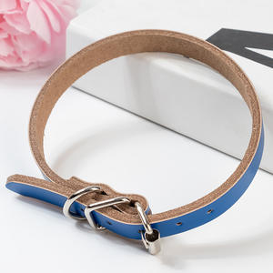 <span class=keywords><strong>Collar</strong></span> de perro de cuero de vaca pequeño y mediano <span class=keywords><strong>Collar</strong></span> de perro de toro elegante con ajuste cómodo - Product Image 5