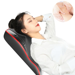 Elétrica Saudável Casa De Corpo Inteiro Shiatsu Cervical Preto Aquecimento Shiatsu Massager Almofada volta massagem assento de carro cobertor vibrador - Product Image 4
