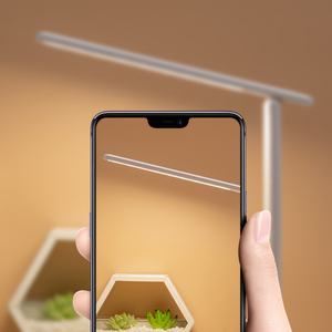 Lampe de bureau LED professionnelle rechargeable avec batterie intégrée, lumière de lecture, lumière de bureau, tactile, à intensité variable, moderne, lampe de chevet, lampe de table d'étude - Product Image 2