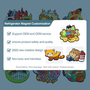 מגנט למקרר מצויר דו-ממדי מ-<span class=keywords><strong>PVC</strong></span> בהתאמה אישית, דוגמית חינם, מגנטי רך ועמיד, עובי 2-4 מ\\\"מ, מתנה פרסומית עם נראות מעולה - Product Image 4