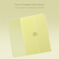 Coque rigide ultra-fine anti-rayures en plastique pour ordinateur portable Macbook Neo 13 pouces A3404 2026 Frost Citrus pour étudiants (vente en gros)