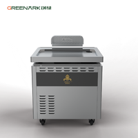 Équipement de cuisine commerciale, friteuse à induction multifonction 6KW, grill teppanyaki avec armoire