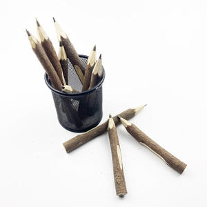 Stylo bille en bois fait main écologique, style branche, pour décoration de fête, école, bureau - Product Image 1