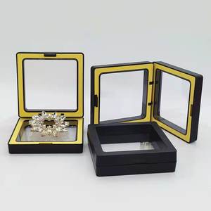 新款设计定制标志时尚手链项链戒指包装盒3D pe膜双色展示礼品首饰盒 - Product Image 4