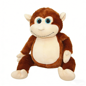 Brown <b>Monkey</b> Plush <b>Toy</b> Soft Stuffed Animal 31cm-50cm For Kids Age 2-4 Years Unisex Gift - Product Image 3