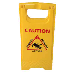 تخصيص الأصفر تحذير علامة أرضية مبللة/البلاستيك علامة تحذير المجلس بالجملة - Product Image 2