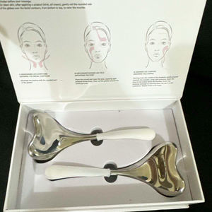 Logotipo personalizado en forma de corazón Globos fríos Cuidado DE LA PIEL Cryo Cuchara Masajeadores Stick Rodillo de hielo de acero inoxidable Globos de hielo de metal para la cara - Product Image 6