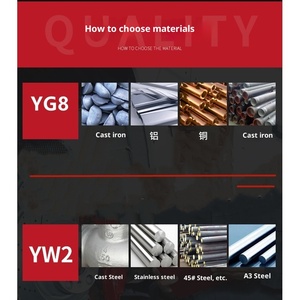 Лезвие для пилы из сплава, настраиваемая сварная Вольфрамовая сталь YG, фрезерная сталь, алюминиевый ультратонкий трехсторонний YW, инкрустированный - Product Image 5