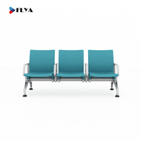 Bancs d'attente pour aéroport, gare, terminal, 2, 3, 4, 5 places, en PU, pour salle d'attente, bureau, réception