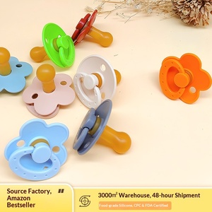 Chupete de Silicona de Grado Alimenticio para Bebés, Libre de BPA, para Recién Nacidos de 0 a 6 Meses, Chupete Calmante para Niños Pequeños, Regalo para Bebés - Product Image 1