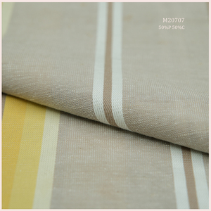50% Cotton 50% Linen Blend <strong>Upholstery</strong> Linen <strong>Fabric</strong> Multi-Colored Strip Lightweight Plain Woven for Sofa Curtain Pillow Furniture - Product Image 3