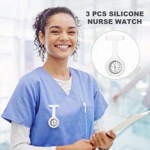 Hot Selling High Quality Cheapest Mix Colorful Medical Pin Norse Pocket <b>Watch</b> Silicone Portable Waterproof <b>Nurse</b> <b>Watch</b> - Product Image 4