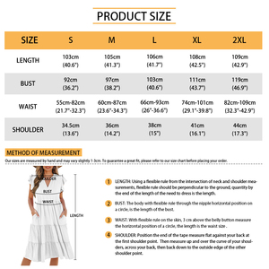 All'ingrosso Plumeria tribale polinesiano Custom alla moda abiti da donna con scollo a V maniche a volant bei vestiti per giovani donne - Product Image 6