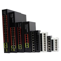 Switch PoE Gigabit de 8 Puertos Directo de Fábrica, 1000Mbps, 120W, 2 Puertos Uplink + 1 SFP, IEEE802.3af/at para Cámaras IP CCTV, Red de Escritorio