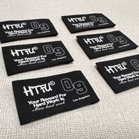 Logo de mode personnalisé 3d en Silicone gaufré, étiquettes tissées pour vêtements, étiquette de lavage de luxe, étiquette de cou pour vêtements personnalisés 500 pièces