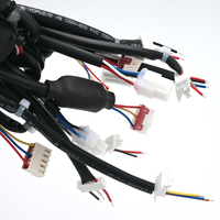 Kustom tahan air JST konektor Wiring Harness 0.5mm2 kabel Jst Jwpf perakitan kawat 2-8 Pin nilon isolasi untuk elektronik