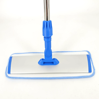Vadrouille plate en aluminium multifonctionnelle de haute qualité vadrouille de nettoyage de remplacement humide à sec tête de vadrouille en acier pour le nettoyage domestique