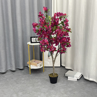 Fleurs artificielles en soie de bougainvillier pour la décoration de mariage, de la maison et du jardin intérieur