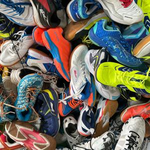 S27-3 gebrauchte Schuhe für Männer Second Hand Badminton Schuh Volleyball Großhandel Sneakers China Brand - Product Image 3