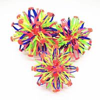Balle Magique Extensible Multicolore en Plastique pour Enfants, Anti-Stress, Couleurs Arc-en-ciel, Jouet Promotionnel