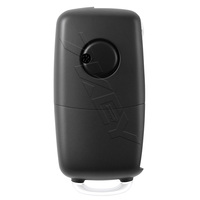 Clé de voiture avec HU66 New Folding Shell Case Fob pour VW Volkswagen Golf Mk6 Tiguan Passat CC SEAT Skoda Octavia