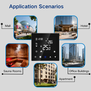 Thermostat intelligent WiFi Tuya, programmable, numérique, avec écran LCD, pour le contrôle de la température du <span class=keywords><strong>chauffage</strong></span> au sol (eau/électricité) et de la chaudière - Product Image 6