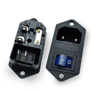 Prise de courant en <span class=keywords><strong>laiton</strong></span> AC-01 avec interrupteur à bascule KCD1 Prise électrique industrielle à 2 broches IP44/54 pour les normes sud-africaines et européennes - Product Image 5