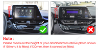 MEKEDE MS Android 2 auto radio 2 din pour Toyota C-HR 2016-2020 8 + 128GB GPS BT Stereo 360 caméra colling fan voiture multimédia