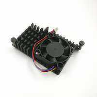 Grosir asli resmi Raspberry Pi generasi ke-5 dengan Heatsink aktif dan kipas pendingin komponen elektronik